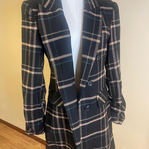 Plaid Women's Blazer - Picture 1 of 4